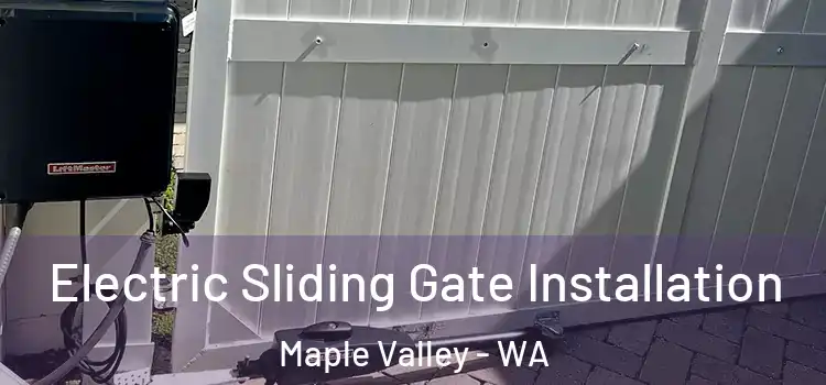 Electric Sliding Gate Installation Maple Valley - WA